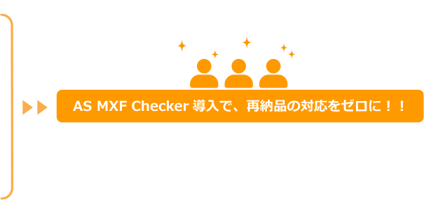AS MXF Audio Inserter導入で、作業時間を約2時間短縮！